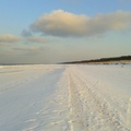 Plaża zimą...