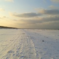 Plaża zimą...